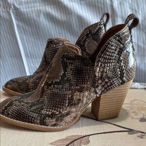 Jeffrey Campbell Women's Snakeskin Ankle Boots